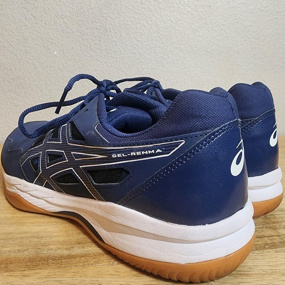 Asics GEL-RENMA Shoes Mens Size 13 Navy Blue Pickleball Court Gum Sole 1071A068 - Picture 6 of 14